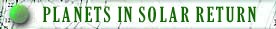 Planets ins Solar Return