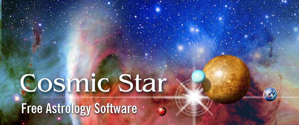 Cosmic Ster Free Astrology software